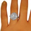 The Zivali Ring, smalltop view on a hand
