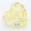 5.44 Ct. Fancy Intense Yellow Heart Lab Grown Diamond
