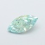 1.10 Ct. Fancy Vivid Green Marquise Lab Grown Diamond