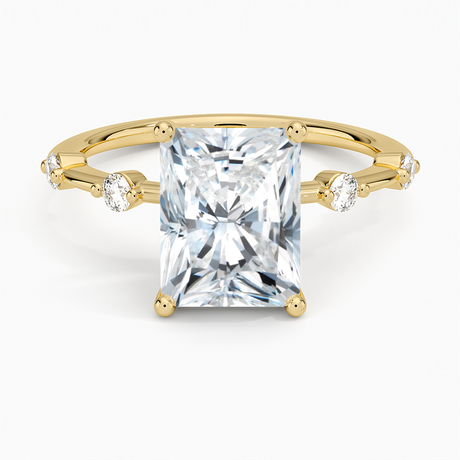 Aimee Diamond Engagement Ring - Spaced Diamond Band