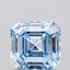 1.50 Ct. Fancy Intense  Blue Asscher Lab Grown Diamond