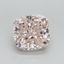 4.01 Ct. Fancy Intense Pink Cushion Lab Grown Diamond