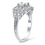 The Rani Ring, smalltop view on a hand