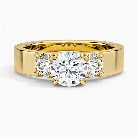 Peyton Three Stone Diamond Ring