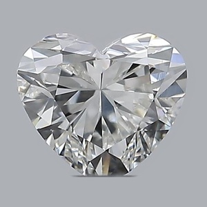 Heart diamond — real photo