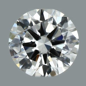 Round diamond — real photo