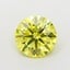 1.95 Ct. Fancy Vivid Yellow Round Lab Grown Diamond