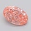 2.46 Ct. Fancy Pink Oval Lab Grown Diamond