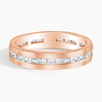 Equator Eternity Lab Diamond 4.5mm Wedding Ring (1 1/8 ct. tw.) in 14K Rose Gold