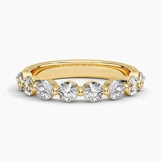 Shared Prong Diamond Ring