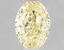 1.05 Ct. Fancy Vivid Yellow Oval Lab Grown Diamond