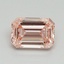 1.07 Ct. Fancy Vivid Pink Emerald Lab Grown Diamond