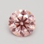 1.51 Ct. Fancy Intense Pink Round Lab Grown Diamond