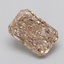 2.01 Ct. Light  Brown Radiant Lab Grown Diamond