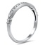 The Anahi Ring, smalltop view on a hand