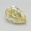 1.41 Ct. Fancy Intense Yellow Pear Lab Grown Diamond