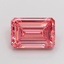 4.85 Ct. Fancy Vivid  Pink Emerald Lab Grown Diamond