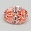 1.81 Ct. Fancy Intense Pink Oval Lab Grown Diamond