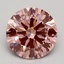 2.62 Ct. Fancy Intense Pink Round Lab Grown Diamond