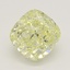 1.54 Ct. Fancy Yellow Cushion Diamond