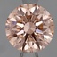 1.04 Ct. Fancy Pinkish Orange Round Lab Grown Diamond