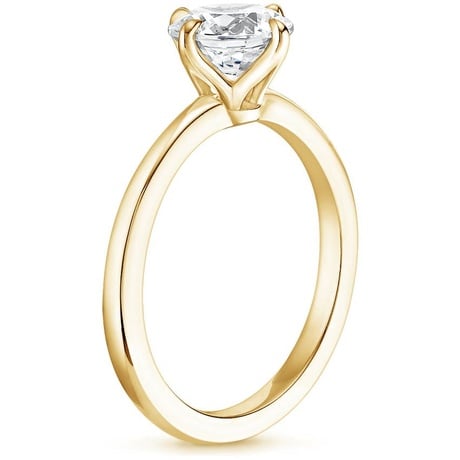 North Star Ring - Gold Solitaire