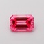 1.05 Ct. Fancy Vivid  Pink Emerald Lab Grown Diamond