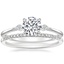 Platinum Cometa Diamond Ring with Whisper Diamond Ring (1/10 ct. tw.)