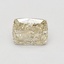 0.62 Ct. Fancy Light Yellow Cushion Lab Grown Diamond
