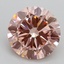 2.00 Ct. Fancy Intense Pink Round Lab Grown Diamond