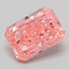 2.14 Ct. Fancy Vivid Pink Radiant Lab Grown Diamond