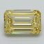5.50 Ct. Fancy Intense Yellow Emerald Lab Grown Diamond