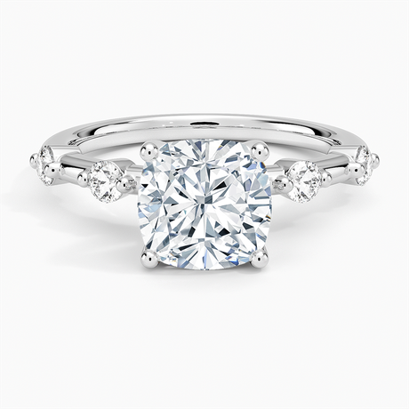 18K White Gold Aimee 1.7mm Diamond Ring