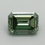 1.09 Ct. Fancy Vivid Green Emerald Lab Grown Diamond