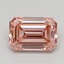 3.64 Ct. Fancy Intense  Pink Emerald Lab Grown Diamond