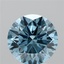 4.01 Ct. Fancy Vivid  Blue Round Lab Grown Diamond