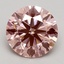 2.50 Ct. Fancy Intense Pink Round Lab Grown Diamond