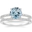 18KW Aquamarine Luxe Viviana Diamond Bridal Set (1/2 ct. tw.), smalltop view