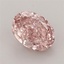 1.70 Ct. Fancy Intense Brownish Pink Oval Lab Grown Diamond