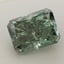 6.06 Ct. Fancy Vivid Green Radiant Lab Grown Diamond