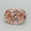 3.00 Ct. Fancy Intense Pink Oval Lab Grown Diamond