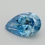 2.38 Ct. Fancy Vivid Blue Pear Lab Grown Diamond