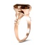 The Raymonde Ring, smalltop view on a hand