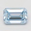 5.11 Ct. Fancy Intense Blue Emerald Lab Grown Diamond