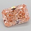 4.07 Ct. Fancy Vivid  Pink Radiant Lab Grown Diamond