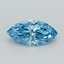 0.40 Ct. Fancy Vivid Blue Marquise Lab Grown Diamond
