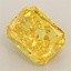 1.30 Ct. Fancy Vivid Yellow Radiant Lab Grown Diamond