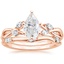 14KR Moissanite Willow Bridal Set (1/4 ct. tw.), smalltop view