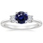 18K White Gold Selene Three Stone Diamond Ring (1/3 ct. tw.), smalltop view