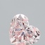 4.04 Ct. Fancy Pink Heart Lab Grown Diamond